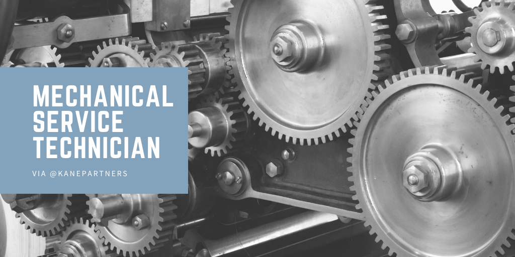 Mechanical Service Technician York PA Via Kane Partners