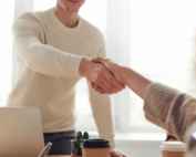 handshake at a meeting