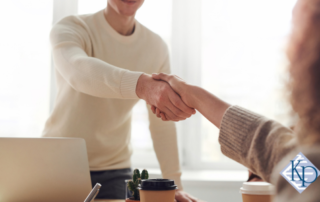 handshake at a meeting